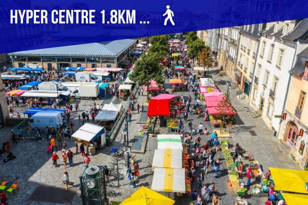 Auteuil • 4 Chambres • Wifi • Metro A 400M رينز المظهر الخارجي الصورة